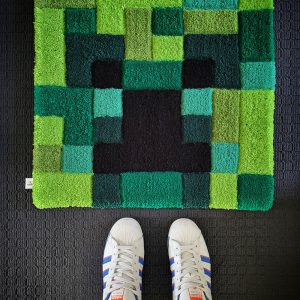 Mindcraft Creeper Rug